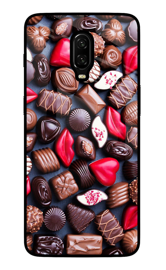 Chocolates Oneplus 6T Glass Case