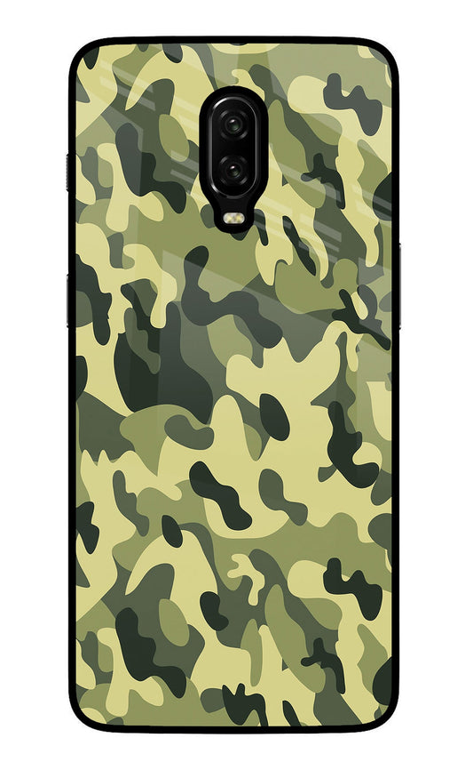 Camouflage Oneplus 6T Glass Case