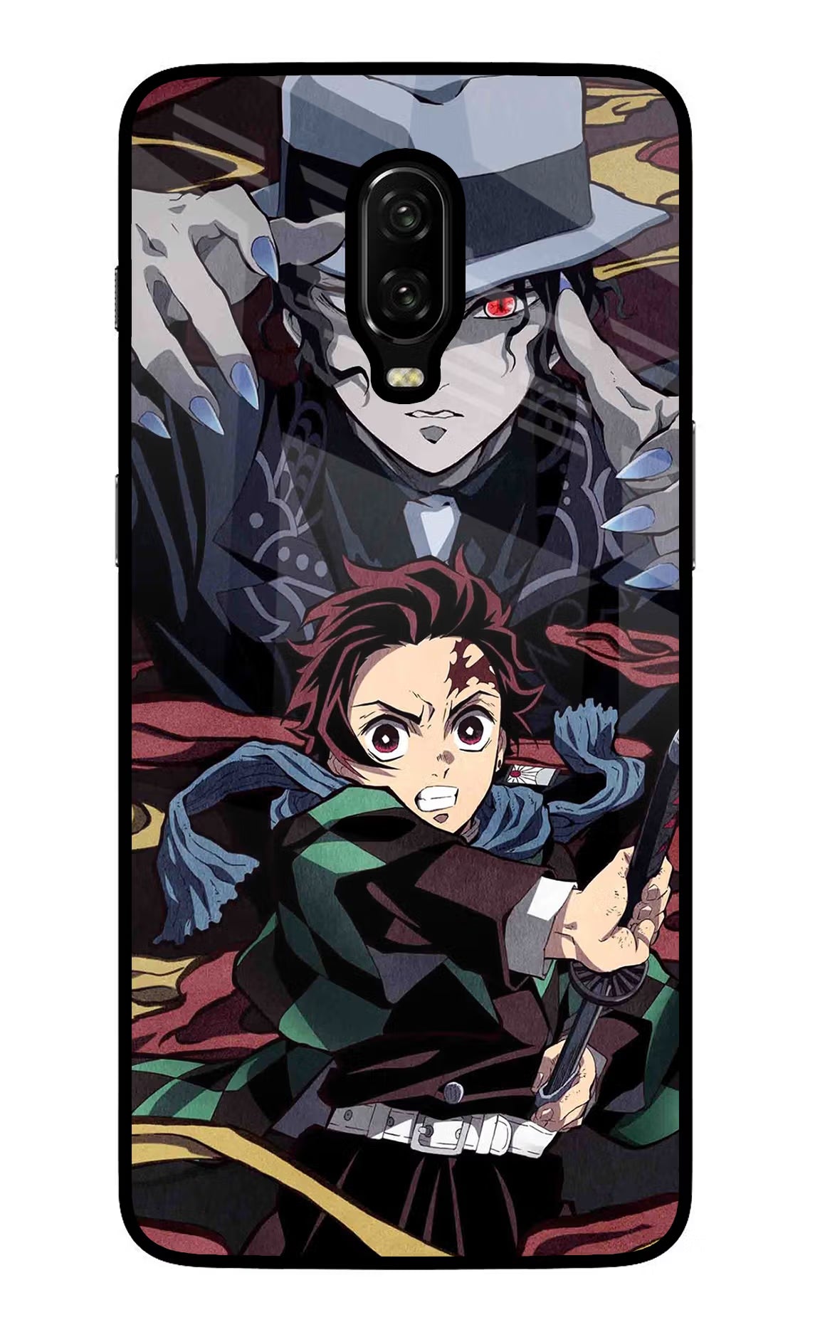 Demon Slayer Oneplus 6T Glass Case Back Cover by Casekaro