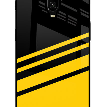 Yellow Shades Oneplus 6T Glass Case