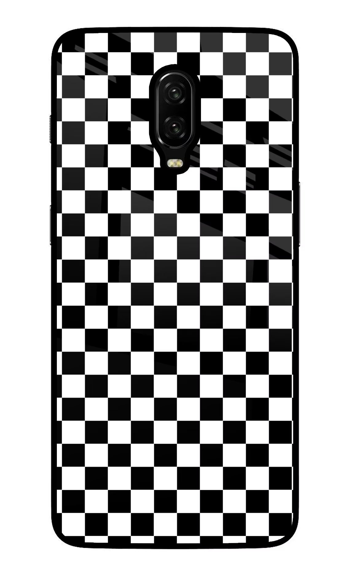 Chess Board Oneplus 6T Glass Case Back Cover by Casekaro
