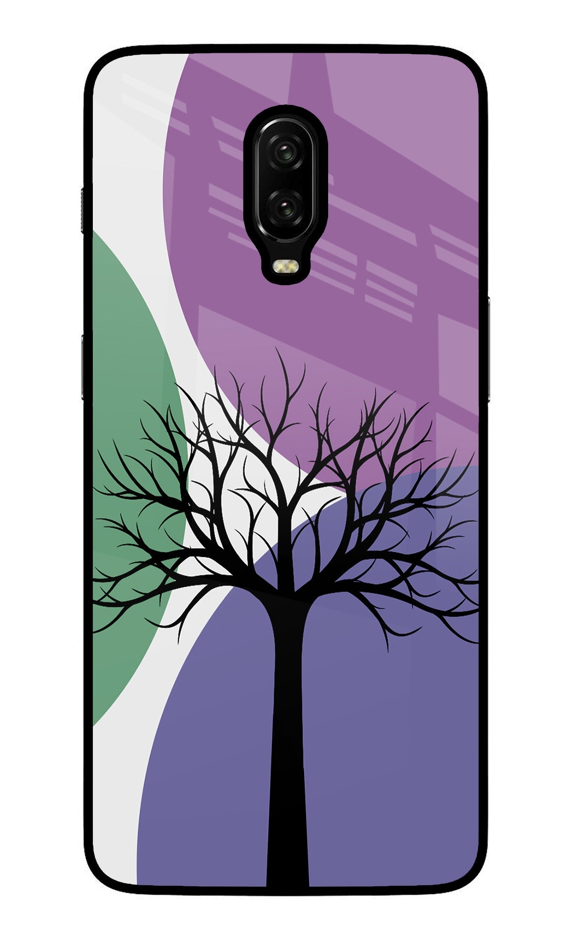 Tree Art Oneplus 6T Glass Case