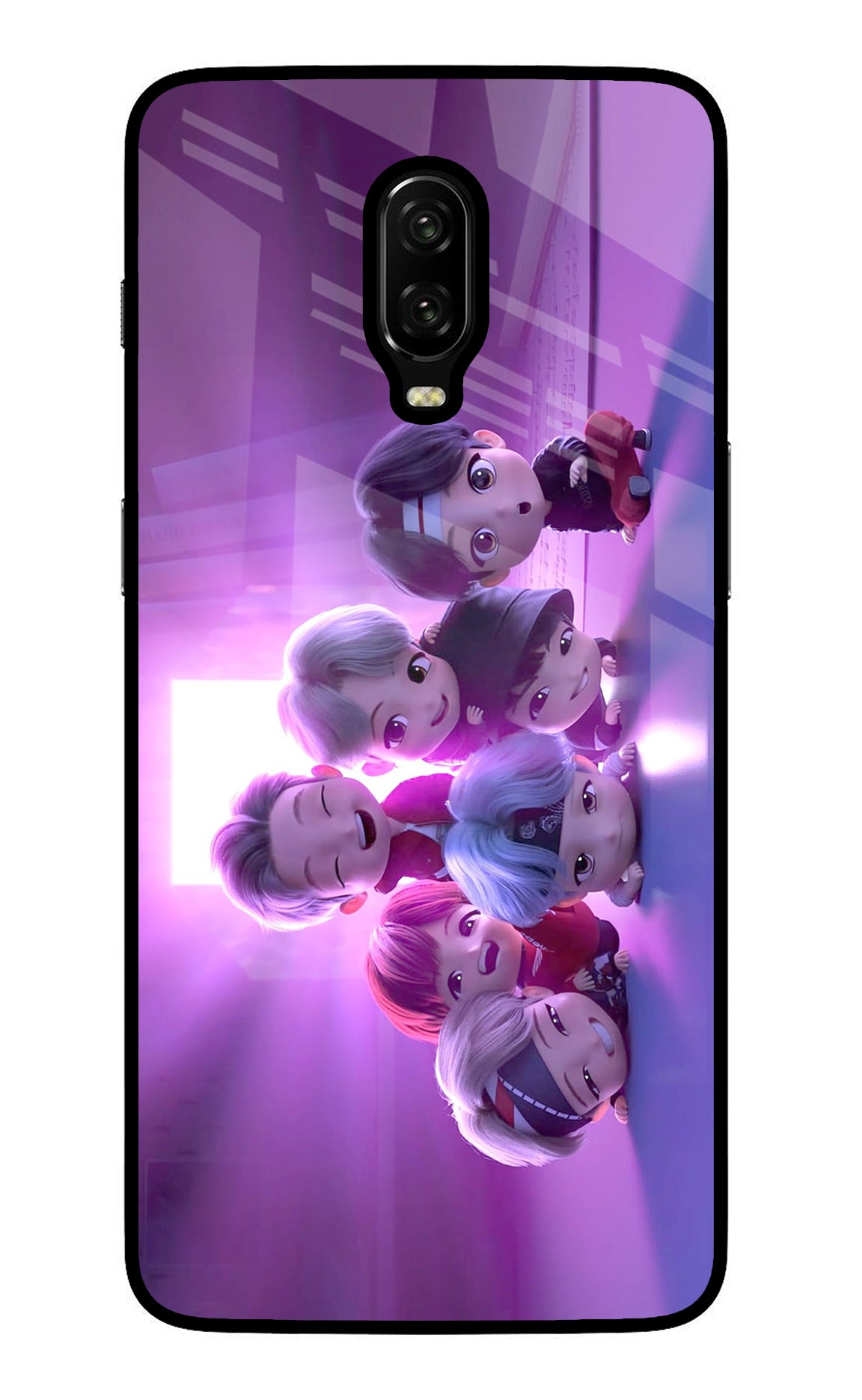 BTS Chibi Oneplus 6T Glass Case