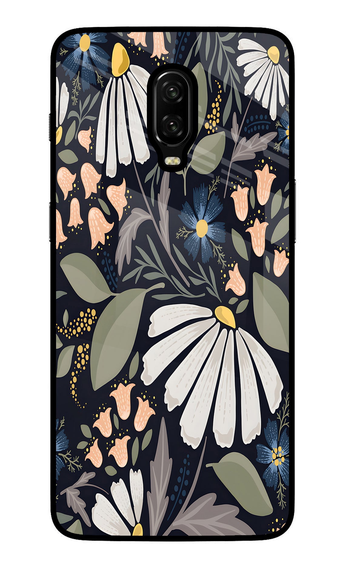 Flowers Art Oneplus 6T Back Cover