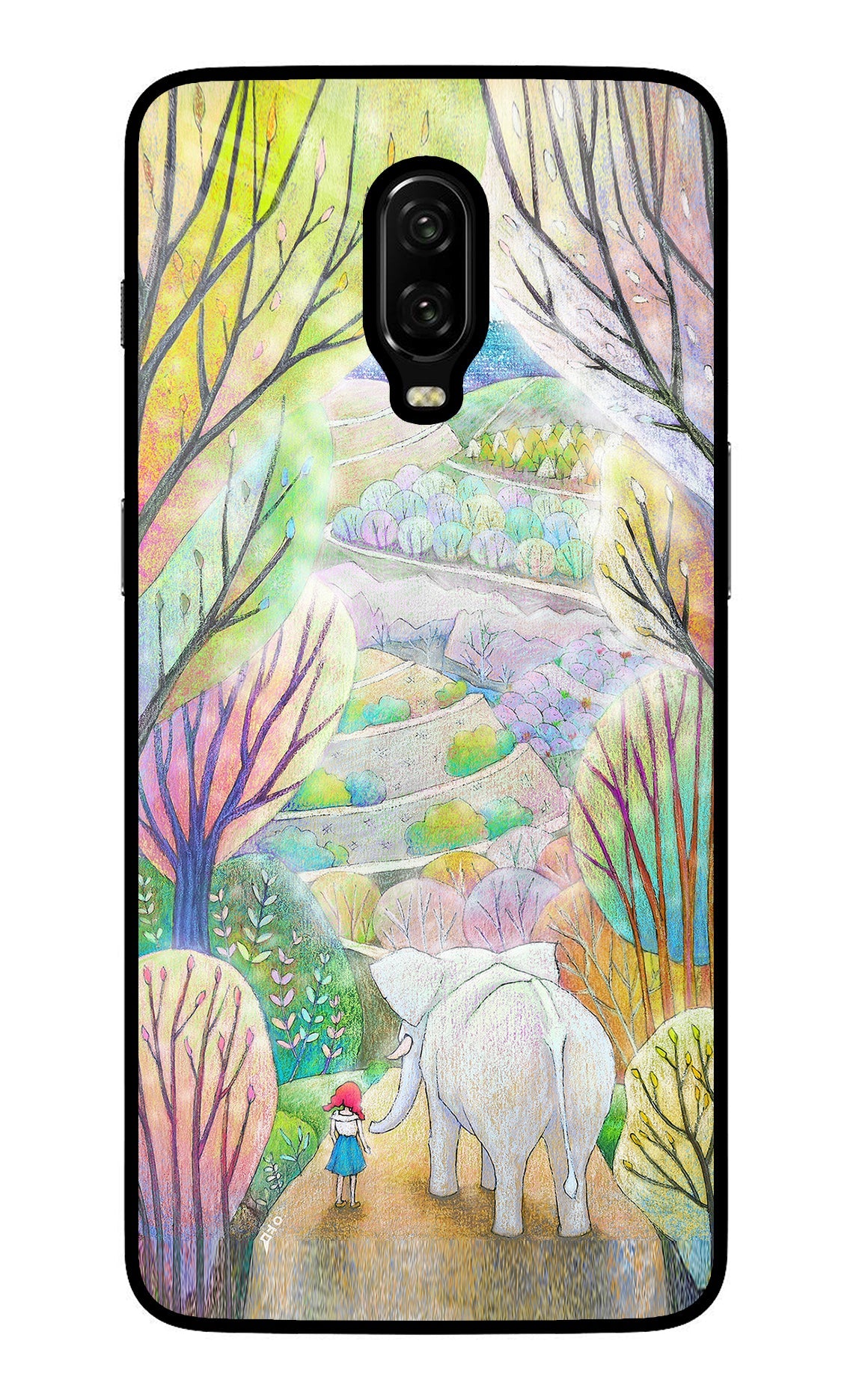 Nature Painting Oneplus 6T Back Cover