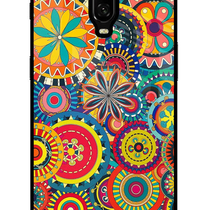 Gol Gol Art Oneplus 6T Glass Case Back Cover by Casekaro