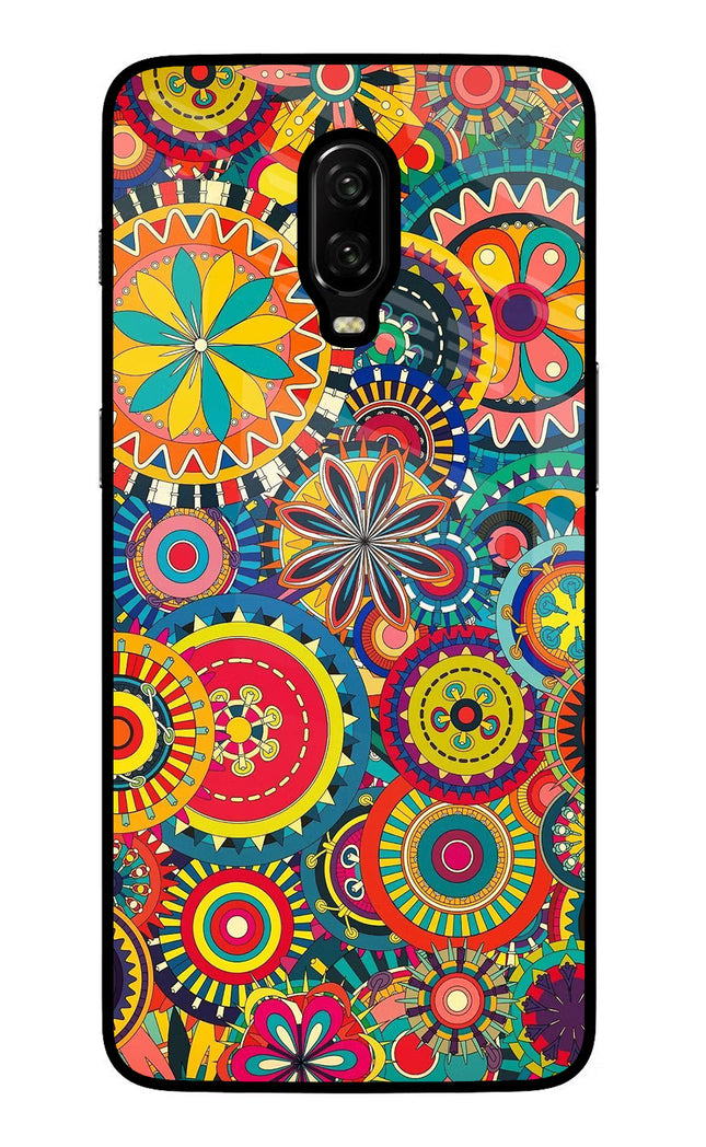 Gol Gol Art Oneplus 6T Glass Case Back Cover by Casekaro