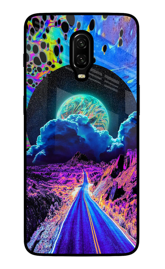 Psychedelic Painting Oneplus 6T Glass Case