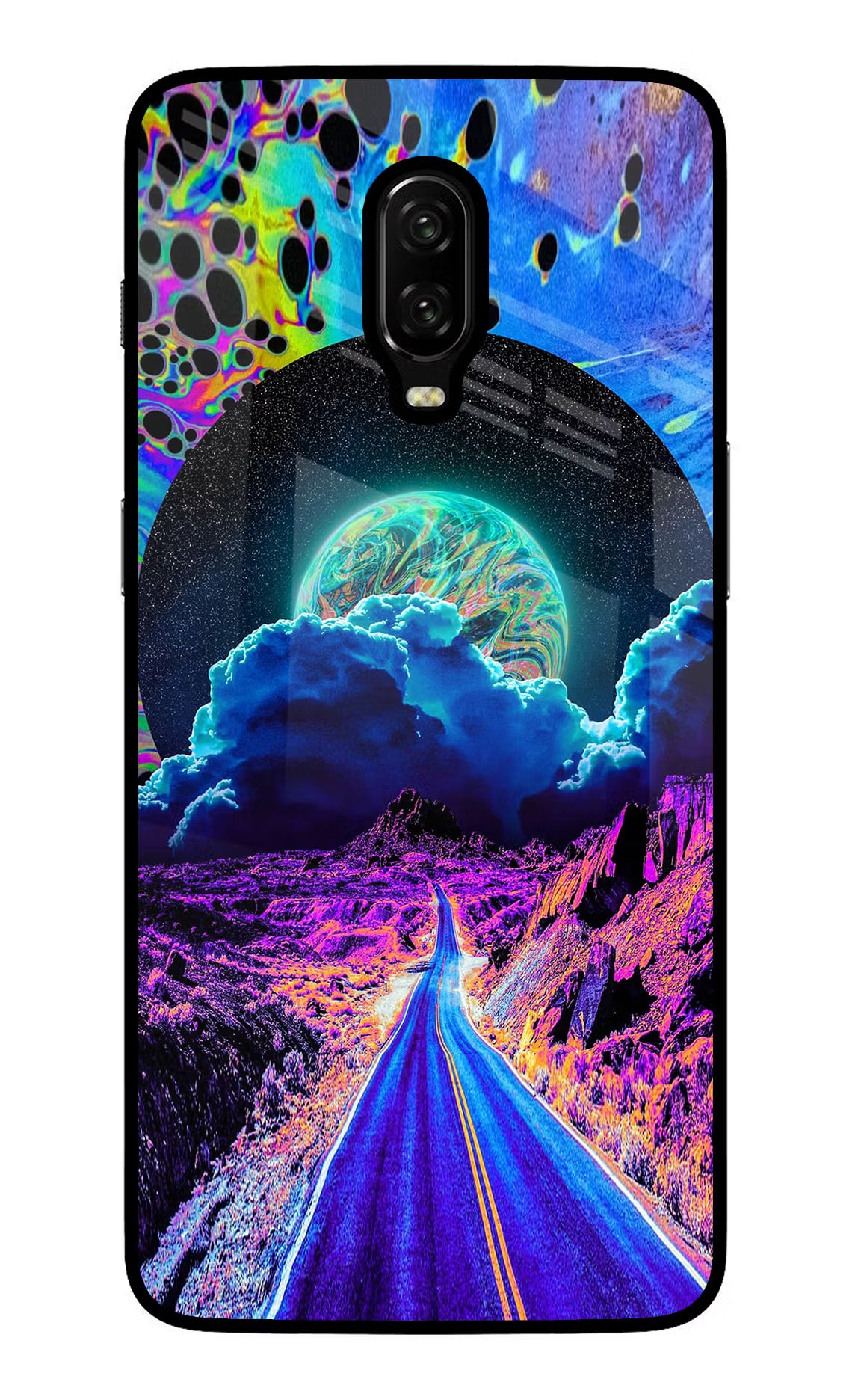 Psychedelic Painting Oneplus 6T Glass Case