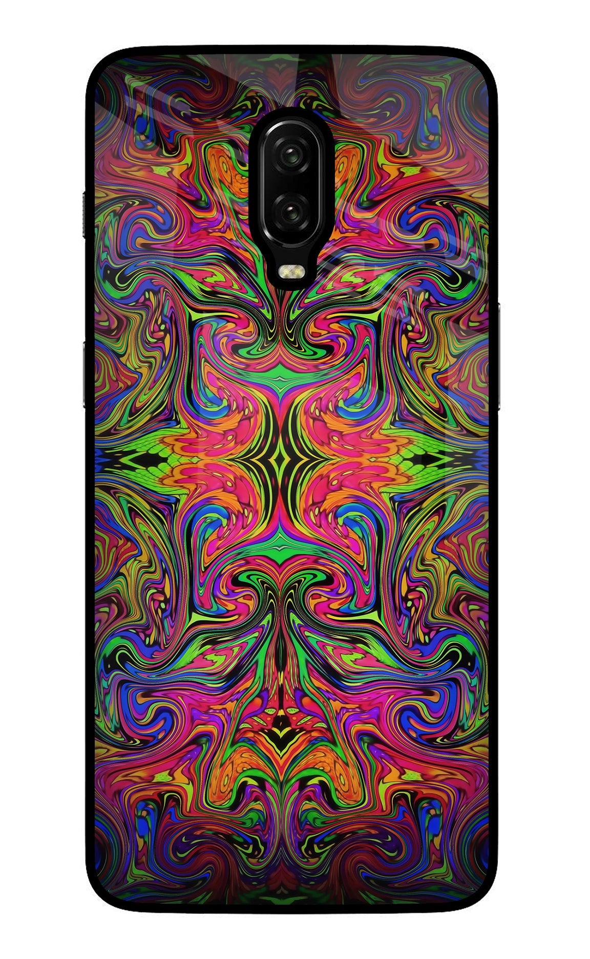 Psychedelic Art Oneplus 6T Glass Case