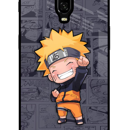 Chota Naruto Oneplus 6T Glass Case