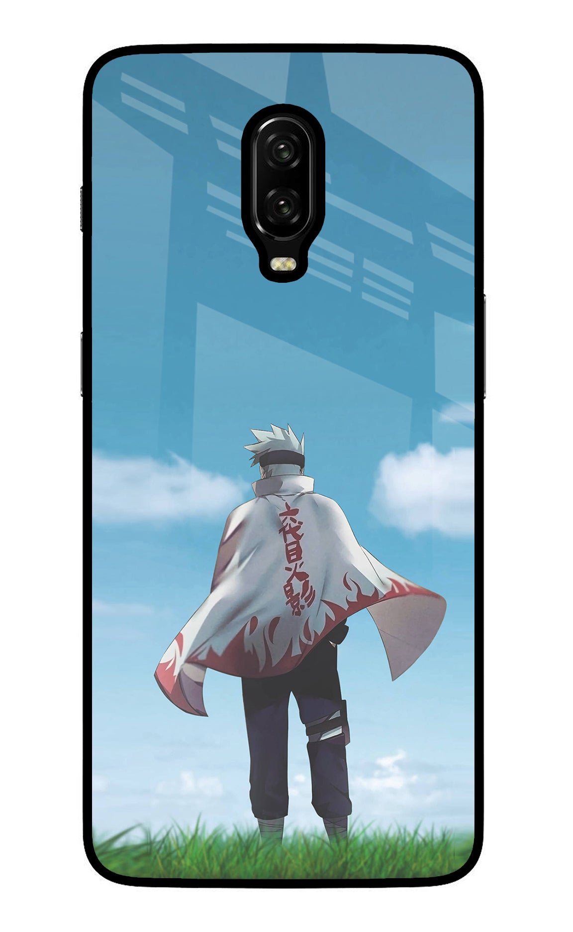 Kakashi Oneplus 6T Glass Case