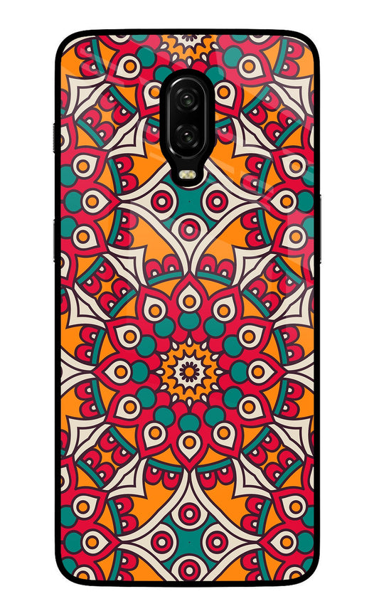 Mandala Art Oneplus 6T Glass Case