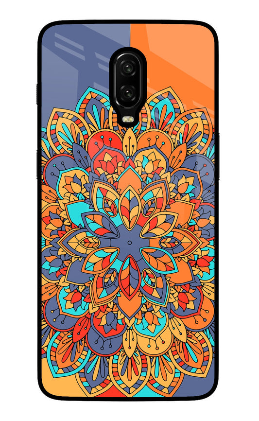 Color Mandala Oneplus 6T Glass Case