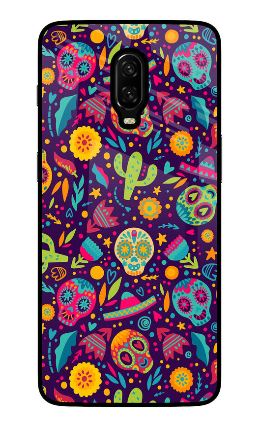 Mexican Design Oneplus 6T Glass Case