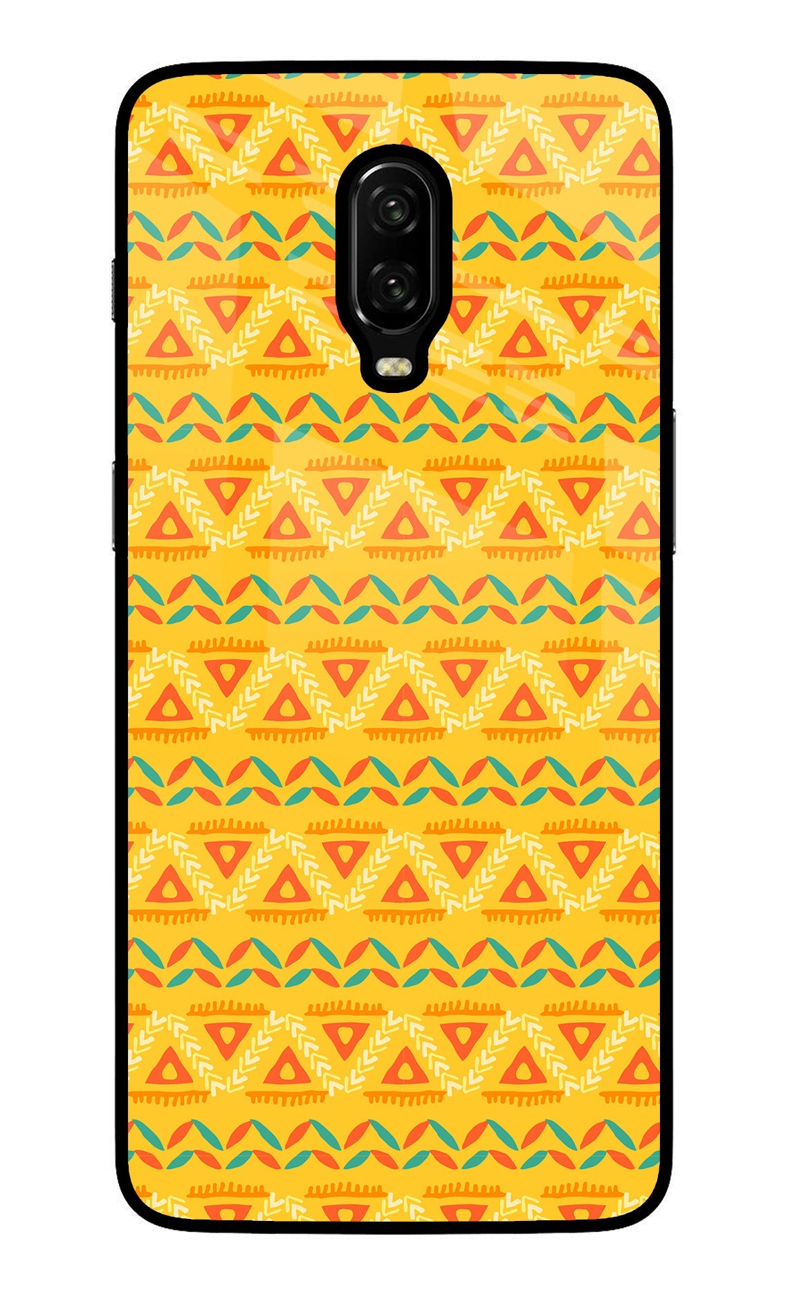 Tribal Pattern Oneplus 6T Glass Case