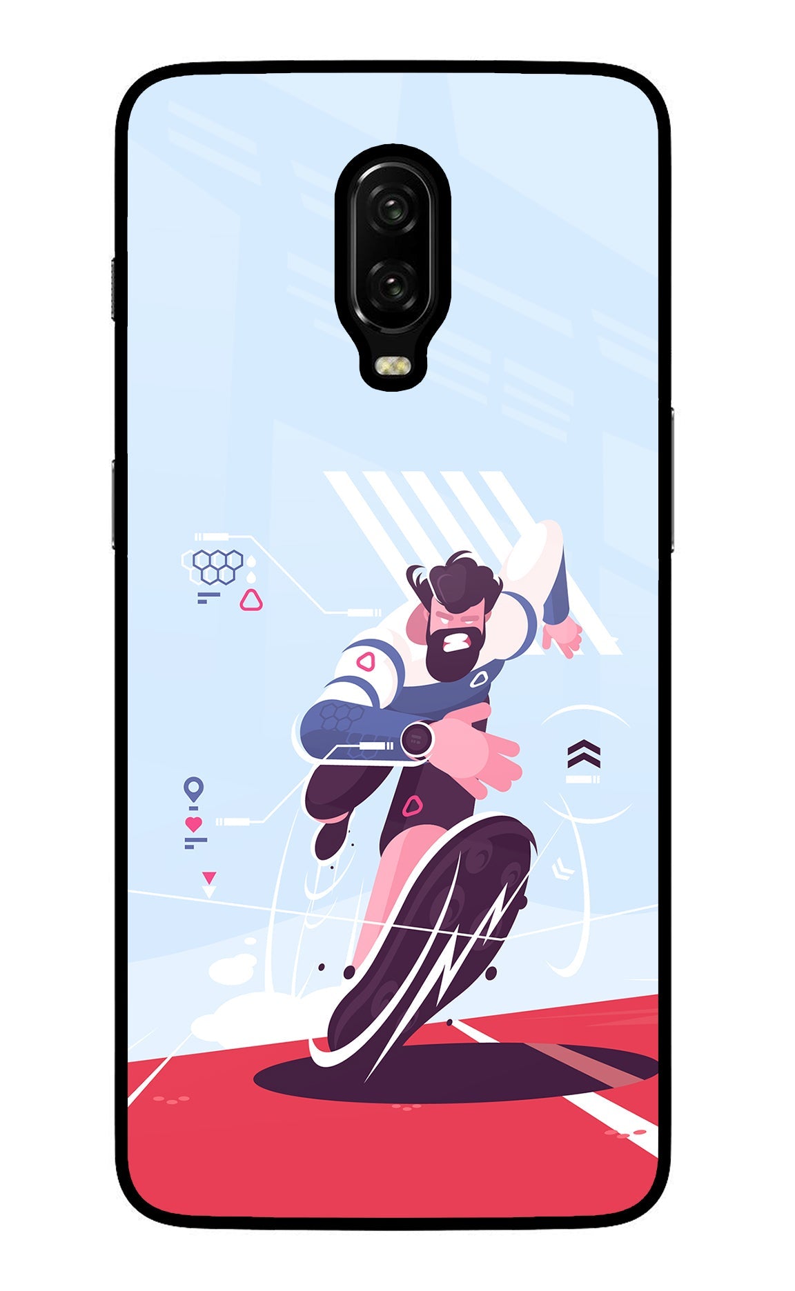 Run Pro Oneplus 6T Glass Case