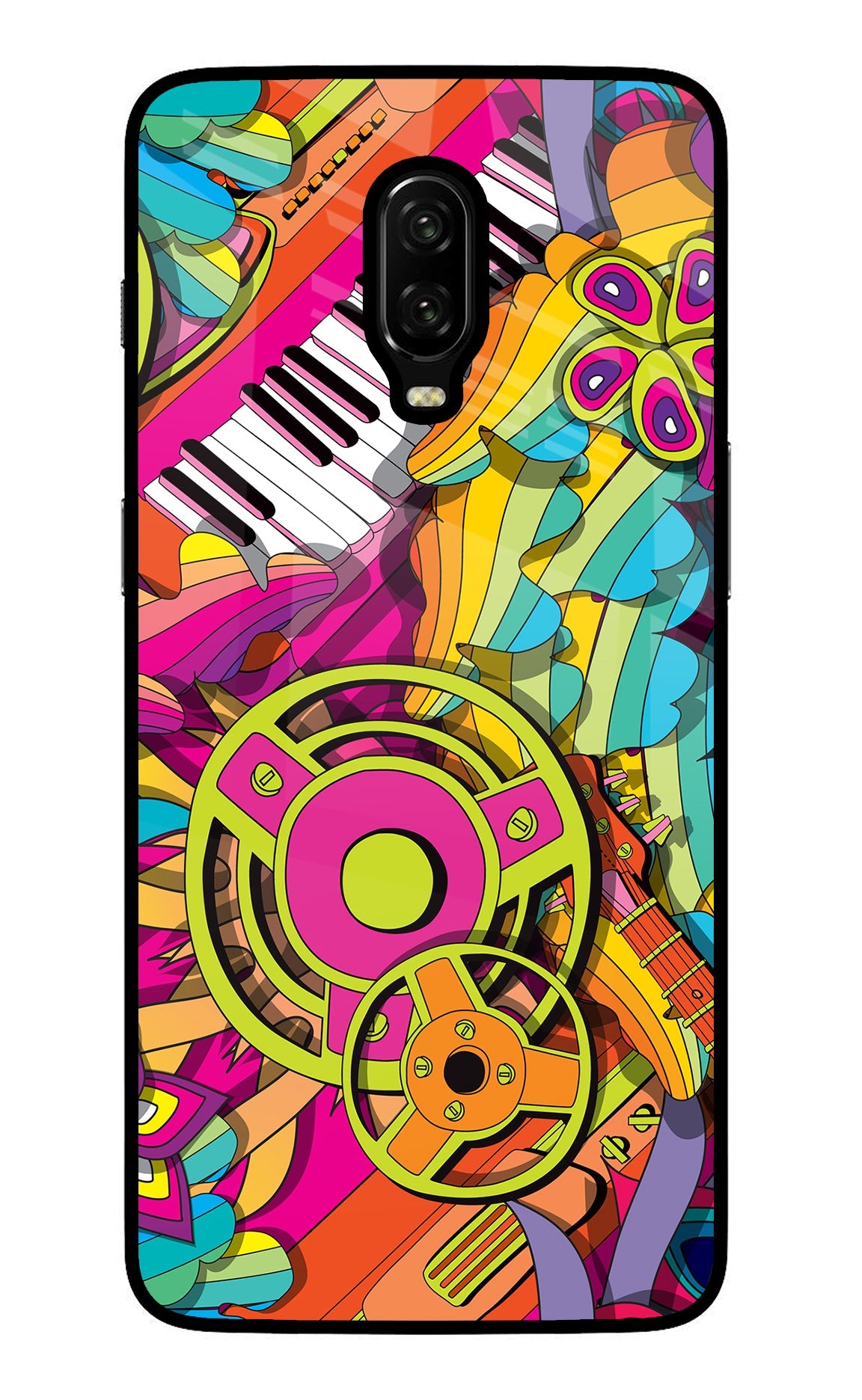 Music Doodle Oneplus 6T Back Cover