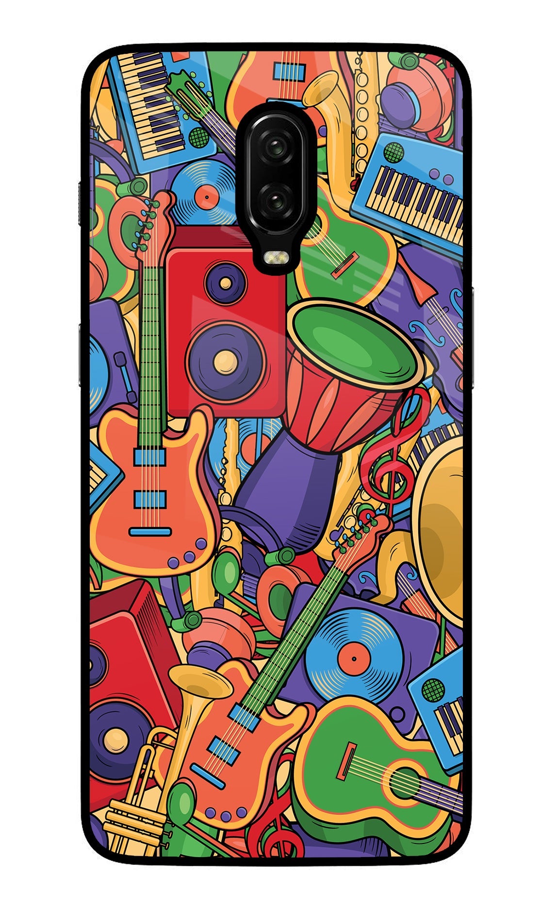 Music Instrument Doodle Oneplus 6T Back Cover