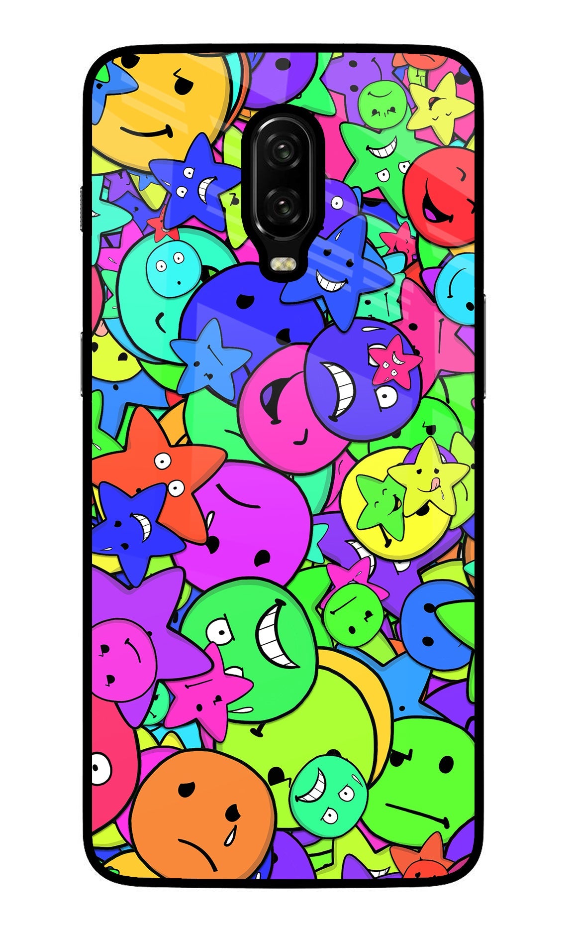 Fun Doodle Oneplus 6T Back Cover