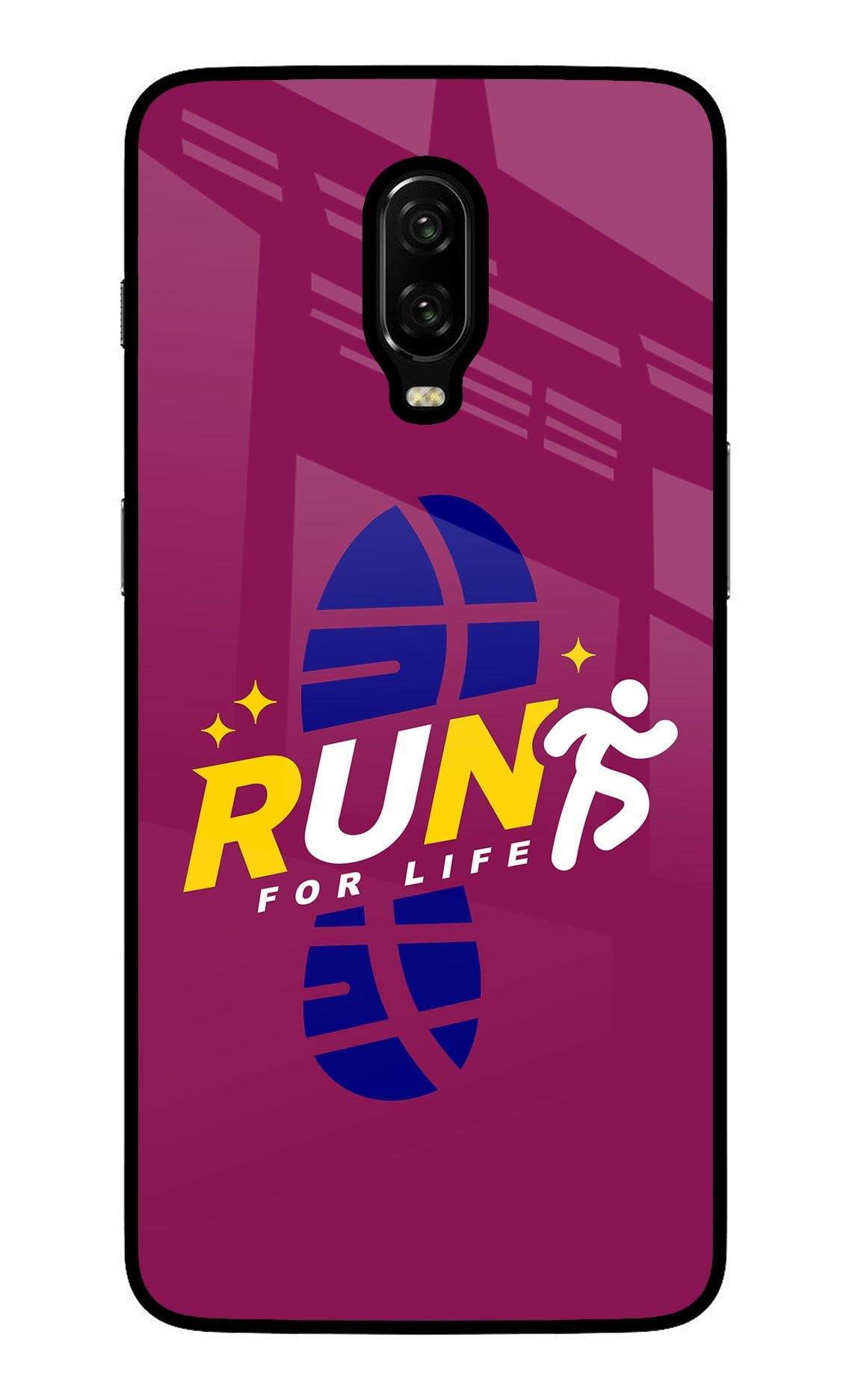 Run for Life Oneplus 6T Back Cover