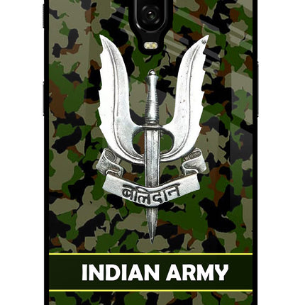 Balidan Indian Logo Oneplus 6T Glass Case Back Cover by Casekaro