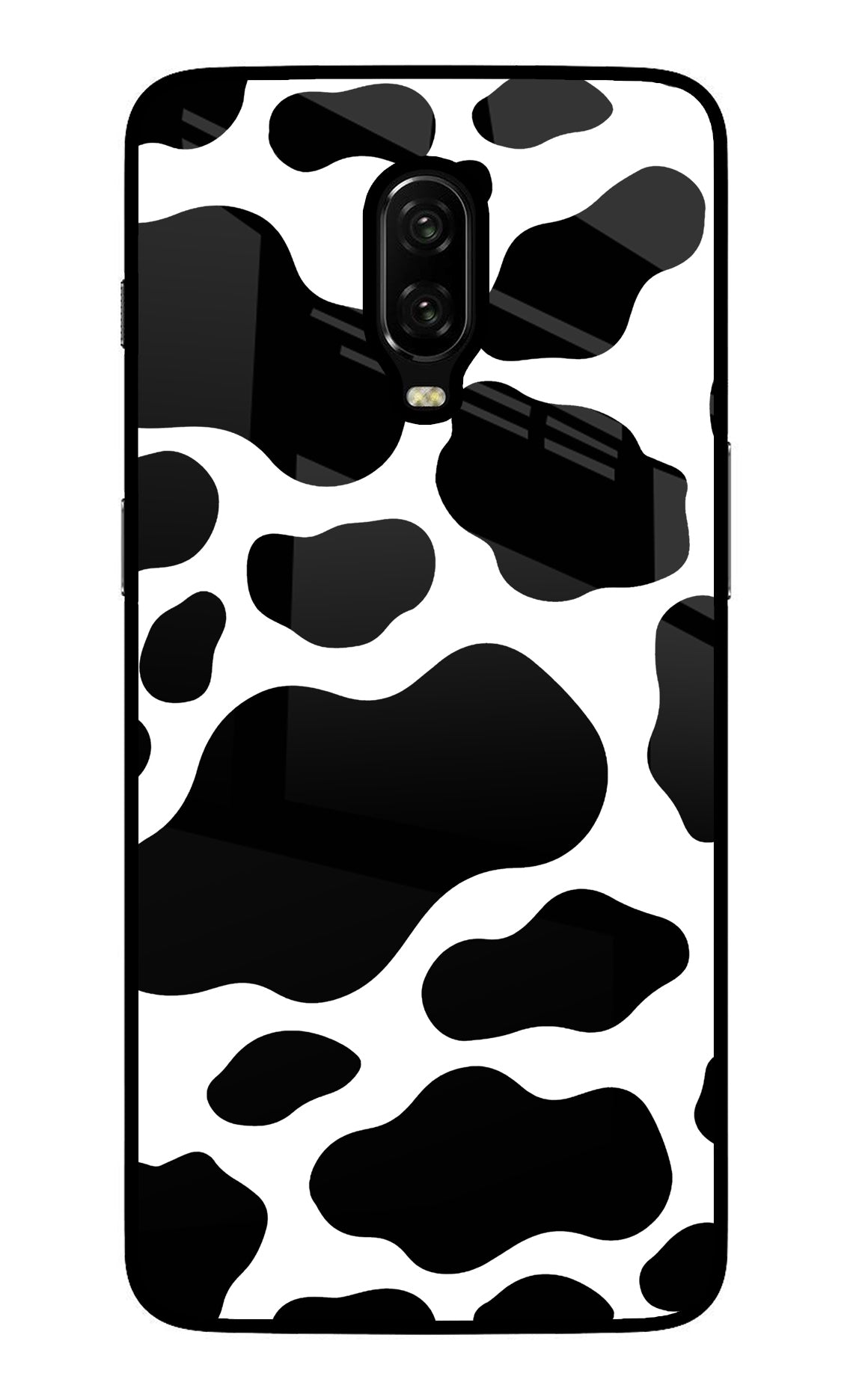 Cow Spots Oneplus 6T Glass Case