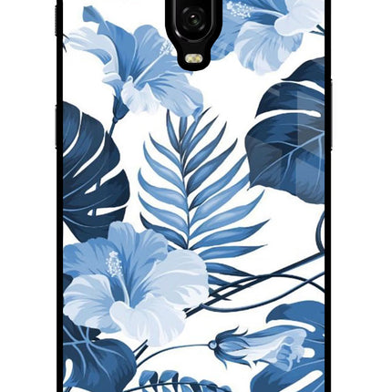 Fabric Art Oneplus 6T Glass Case Back Cover by Casekaro