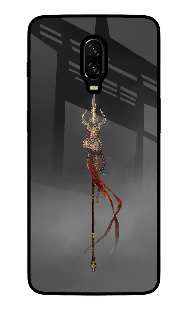 Shiv Trishul Oneplus 6T Glass Case Back Cover by Casekaro