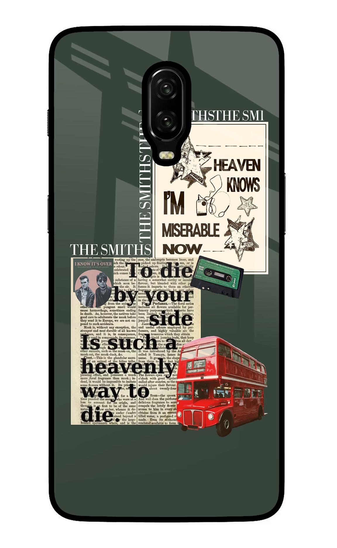 The Smiths Oneplus 6T Glass Case Back Cover by Casekaro