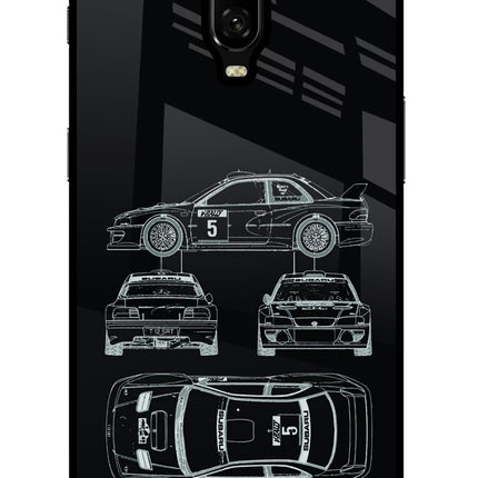 WRC'99 Oneplus 6T Glass Case Back Cover by Casekaro