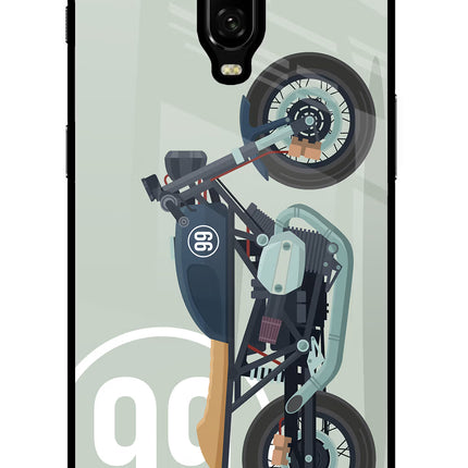 Classic Cafe Racer 99 Oneplus 6T Glass Case