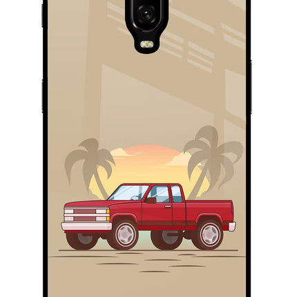 Desert Classic Drive Oneplus 6T Glass Case