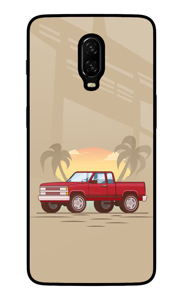 Desert Classic Drive Oneplus 6T Glass Case Back Cover by Casekaro