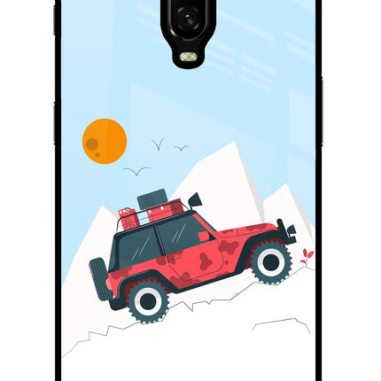 Mountain Trail Beast Oneplus 6T Glass Case