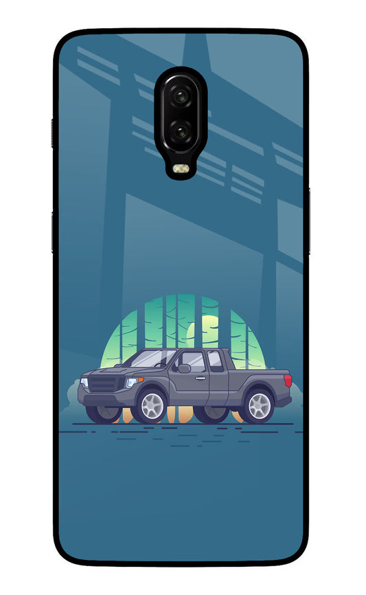 Retro Garage Vibe Oneplus 6T Glass Case