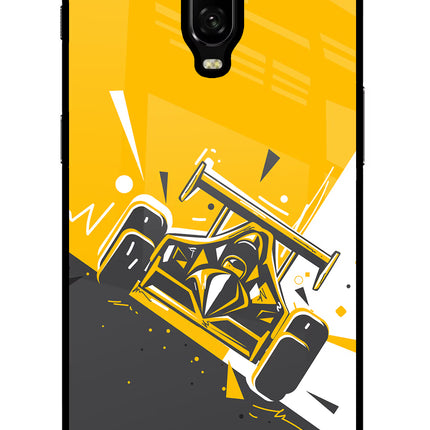 Track King Oneplus 6T Glass Case