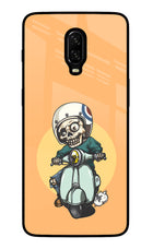 Undead Biker Oneplus 6T Glass Case