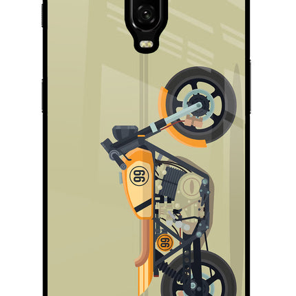Vertical Speedster Oneplus 6T Glass Case