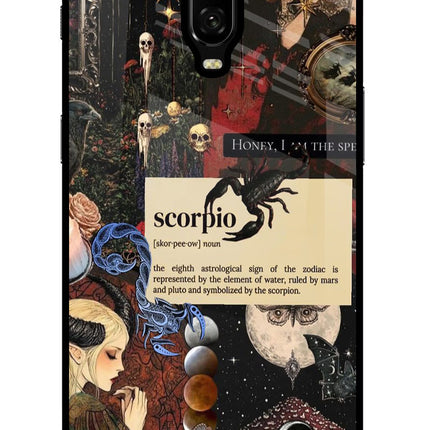 Scorpio Zodiac Oneplus 6T Glass Case