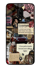 Taurus Zodiac Oneplus 6T Glass Case