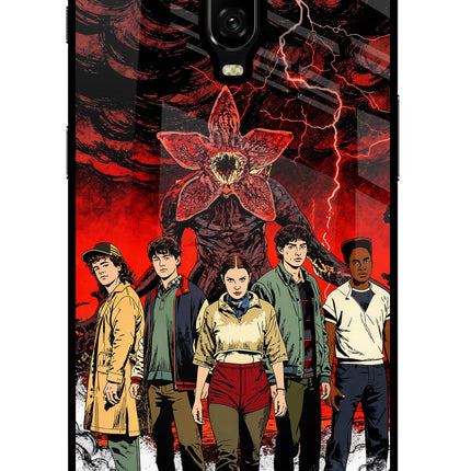 Ordinary Things Characters Oneplus 6T Glass Case