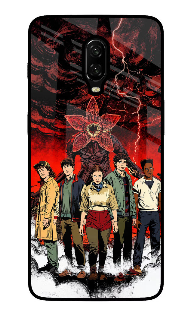 Ordinary Things Characters Oneplus 6T Glass Case