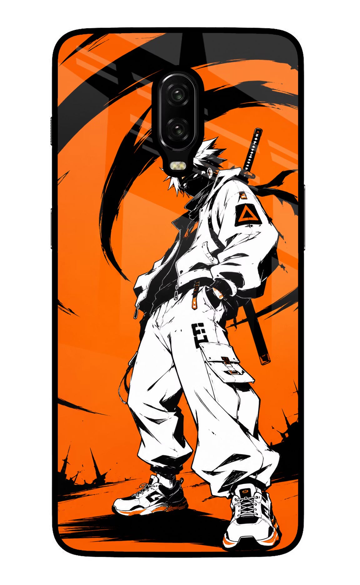 Street Samurai  Oneplus 6T Glass Case