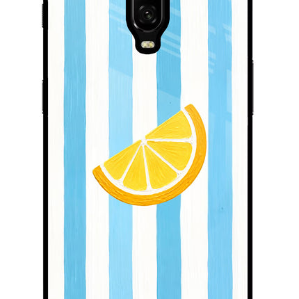 Summer Lemon Oneplus 6T Glass Case