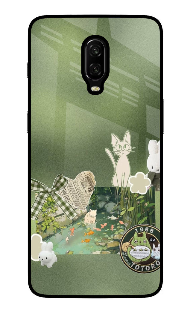 Aesthetic anime Oneplus 6T Glass Case