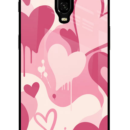 Hearty case Oneplus 6T Glass Case