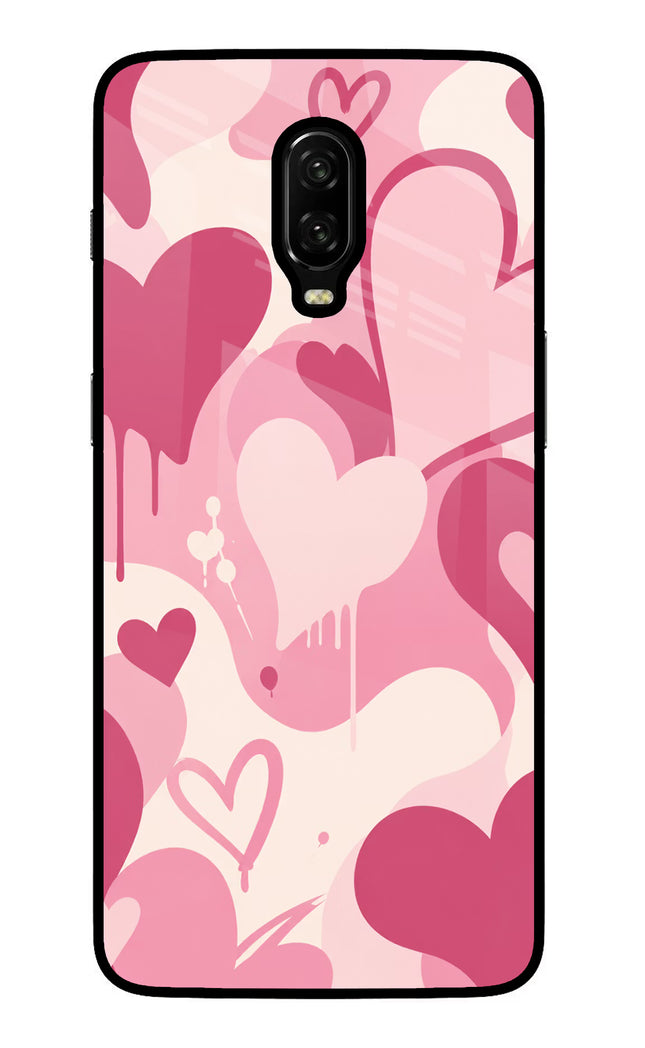Hearty case Oneplus 6T Glass Case