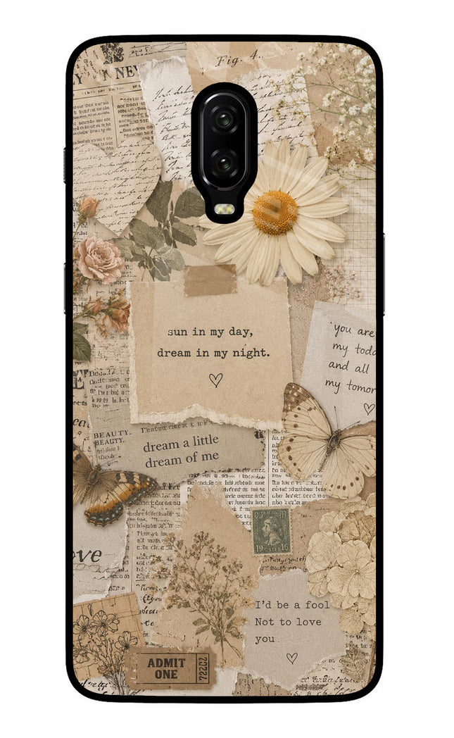 Vintage case Oneplus 6T Glass Case