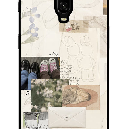 Soft Aesthetic Oneplus 6T Glass Case